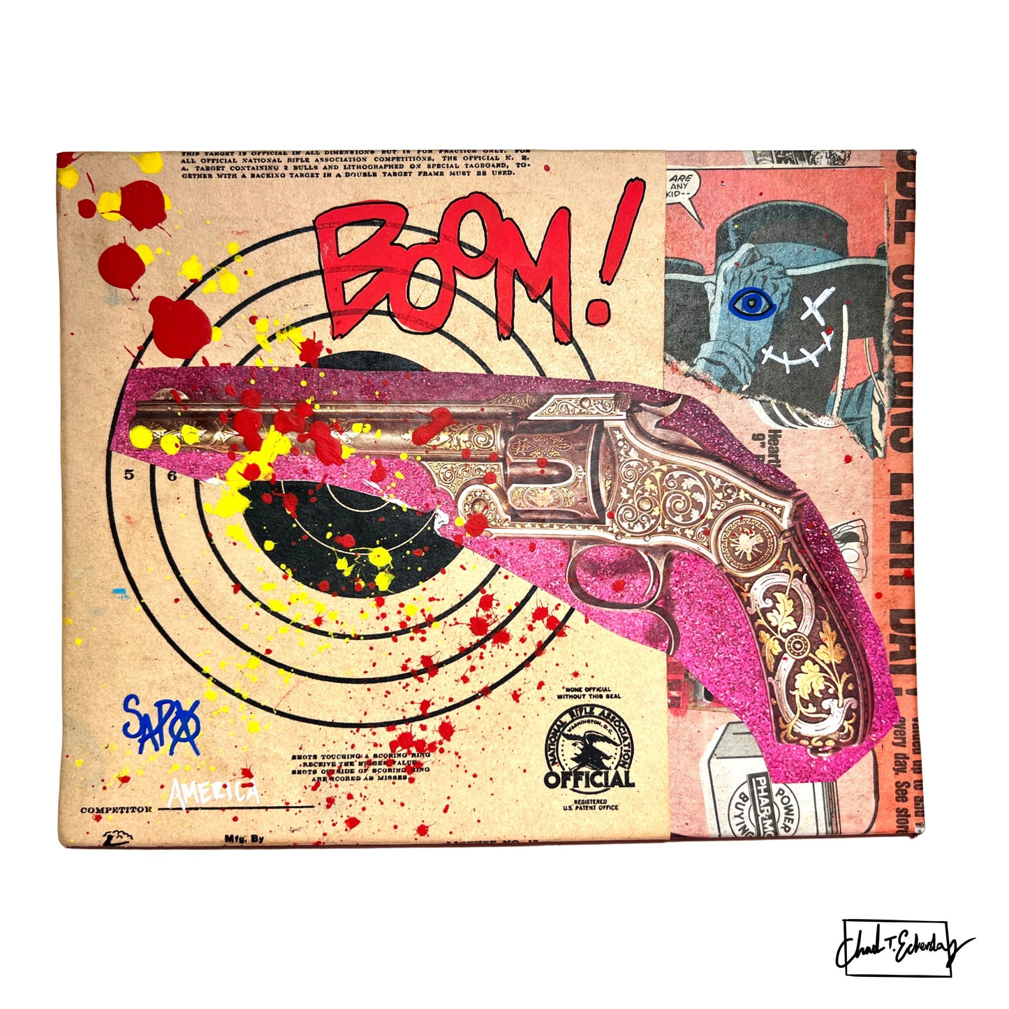 "BOOM!" SAPO GUN SHOW 8 x 10